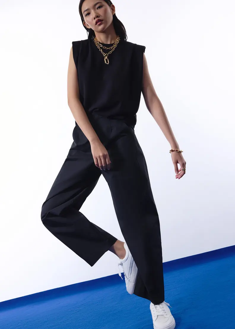 Barrel Ankle Length Pants