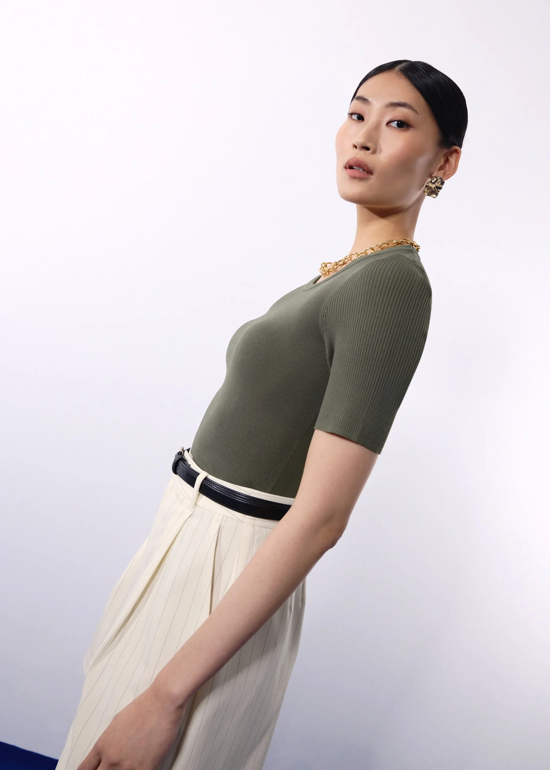 Knit Round Neck Top - Image 2