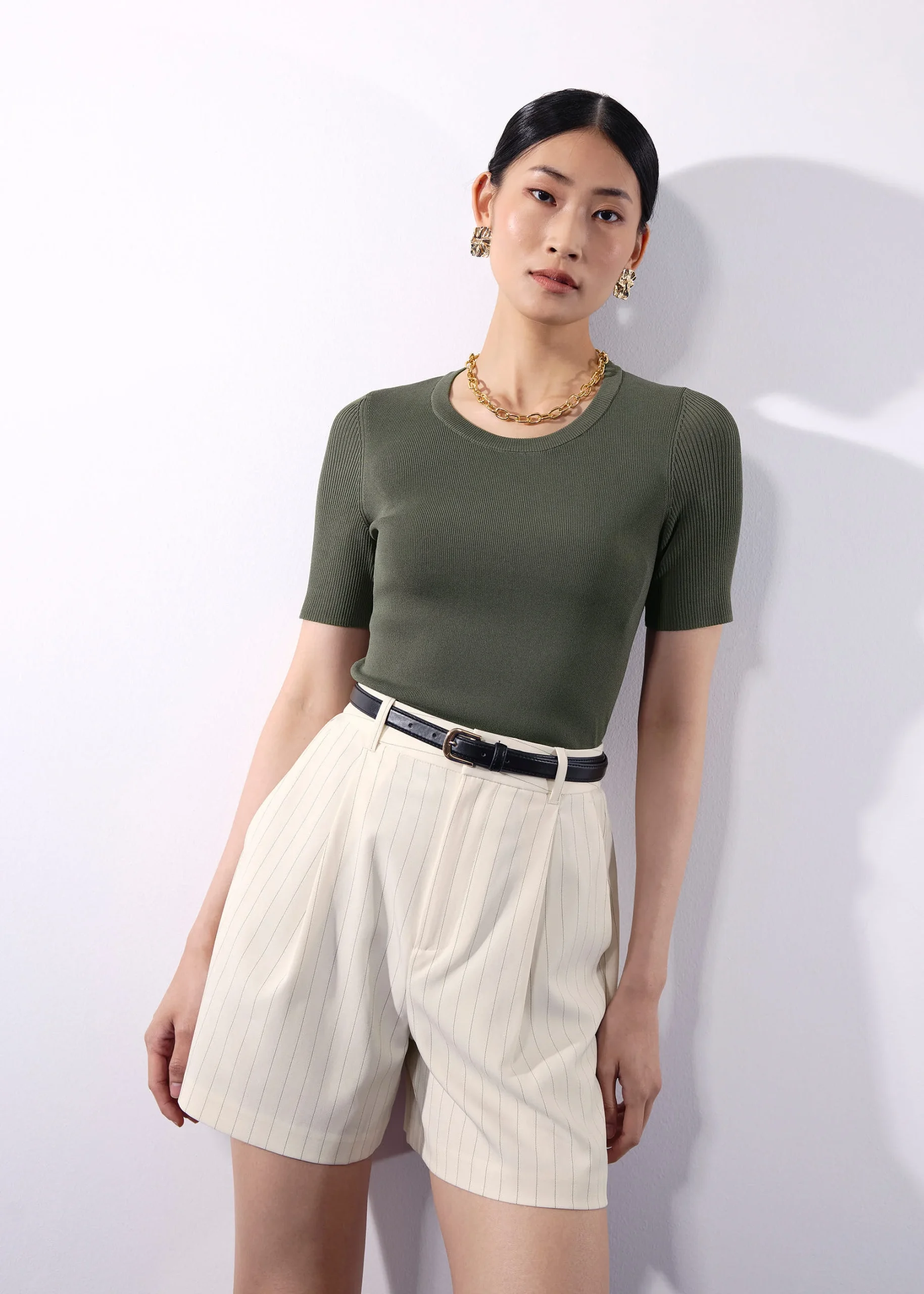 Knit Round Neck Top - Image 4
