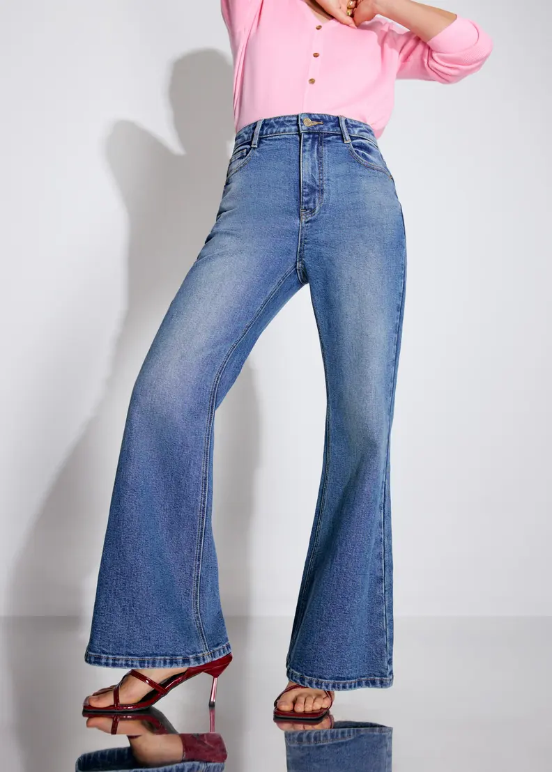 Comfort Stretch Kick Flare Jeans
