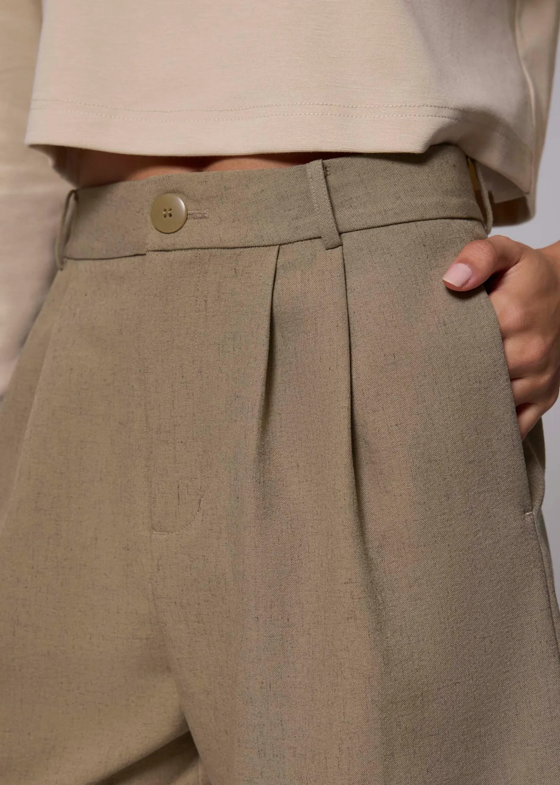 High Waist A-line Shorts - Image 2