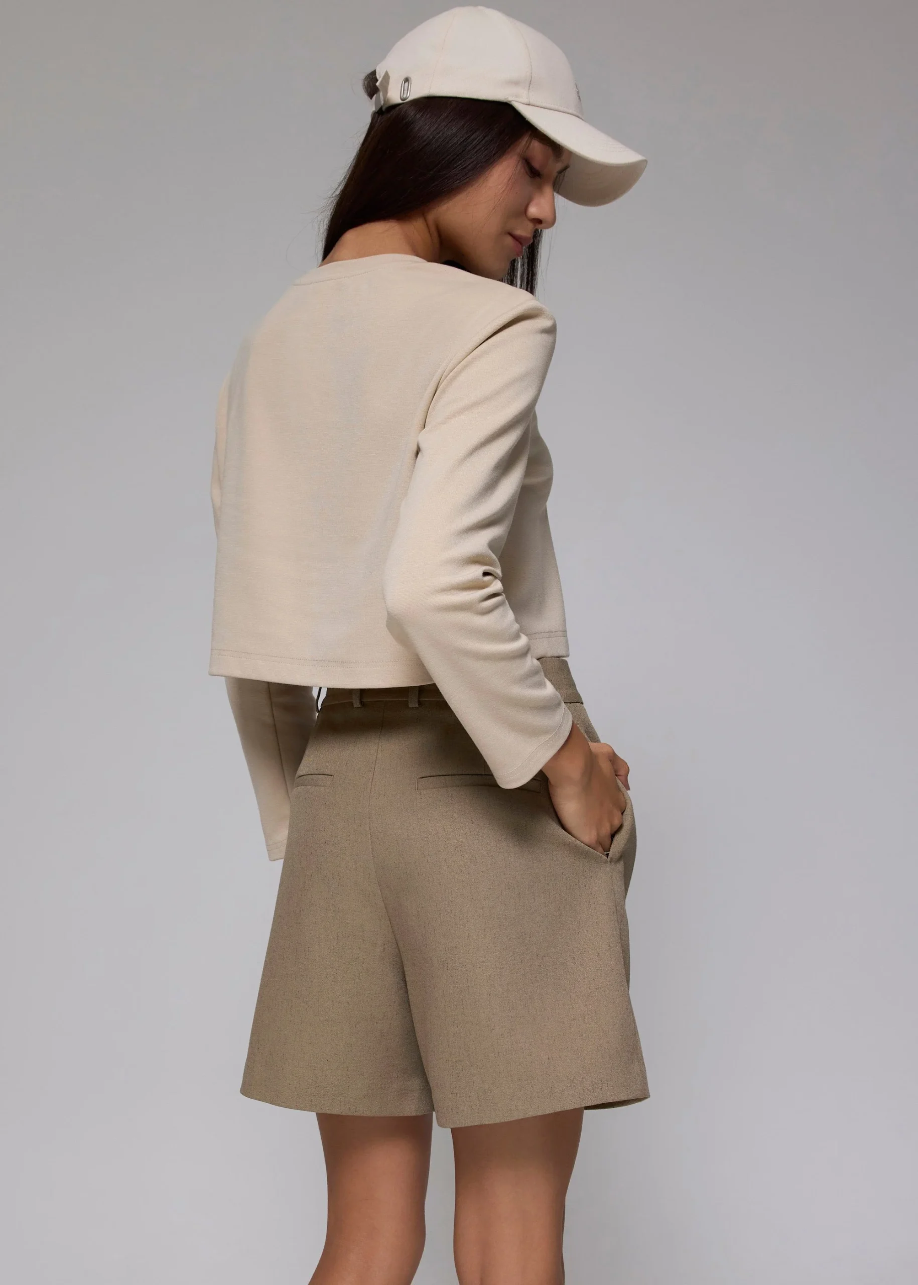 High Waist A-line Shorts - Image 3