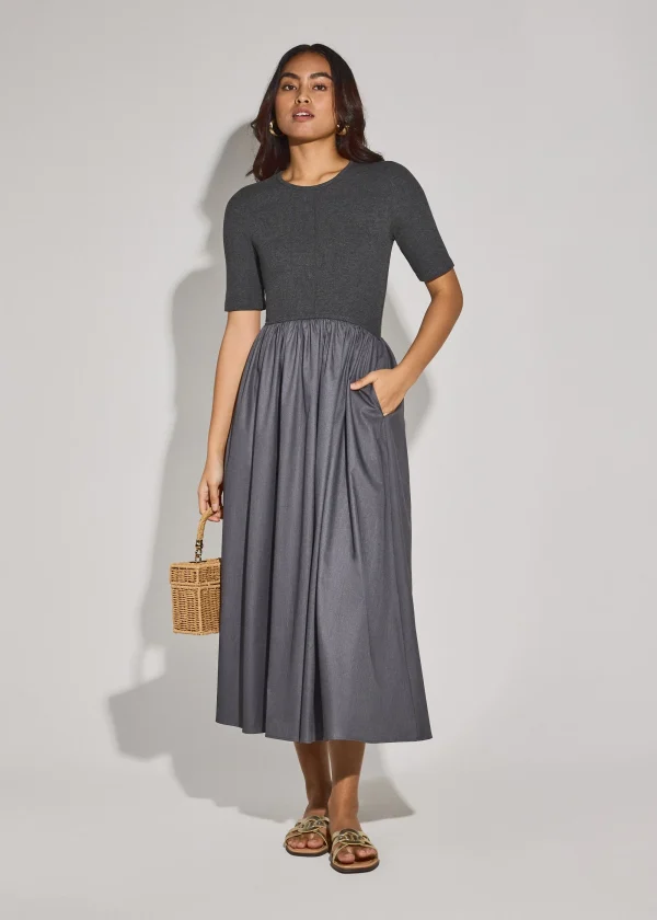 Fit & Flare Midaxi Dress